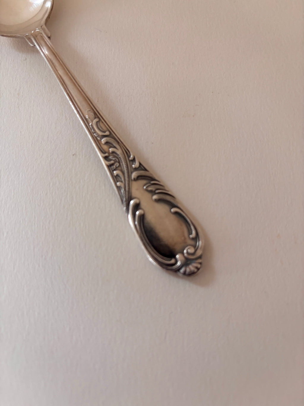 vintage teaspoon details
