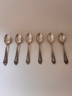 Vintage Teaspoons set of 6 front side