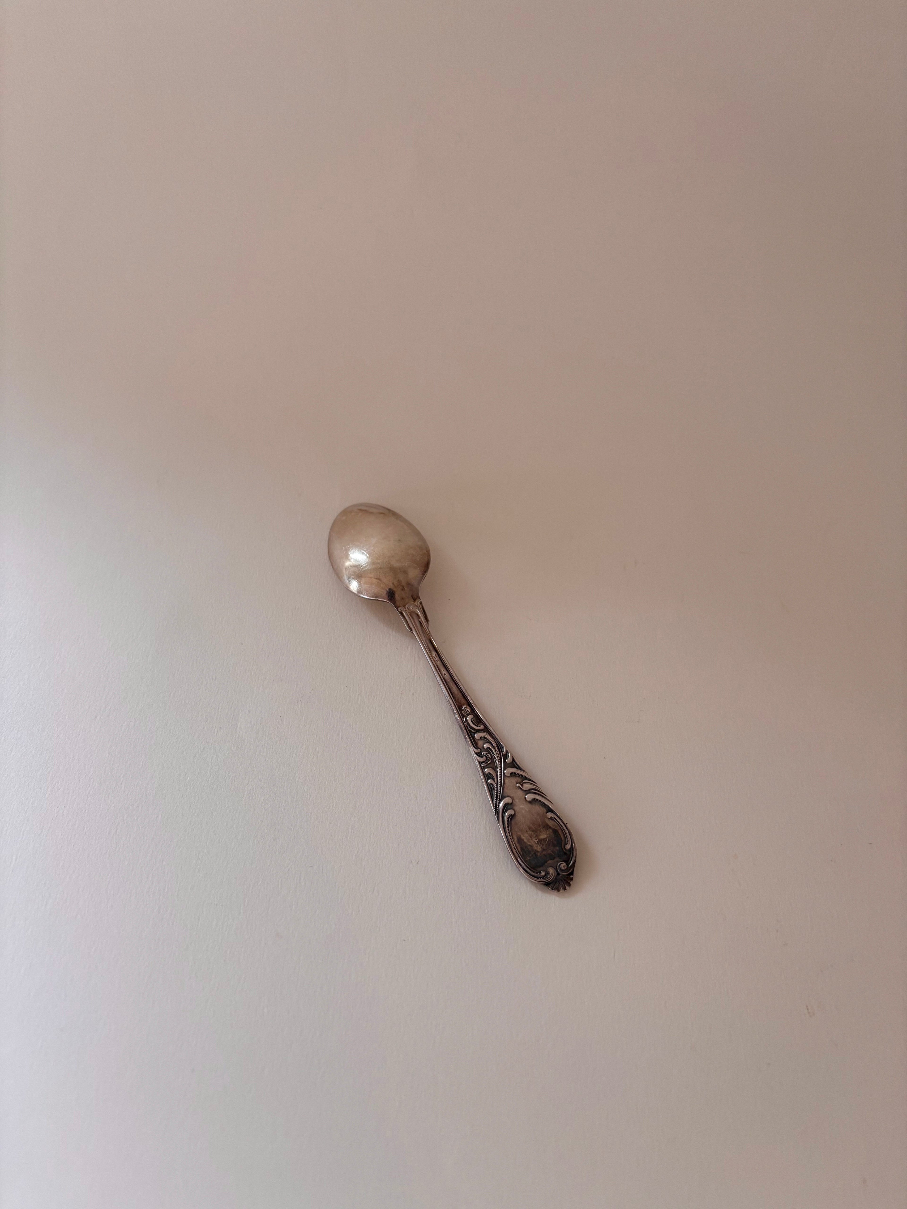 vintage teaspoon back side