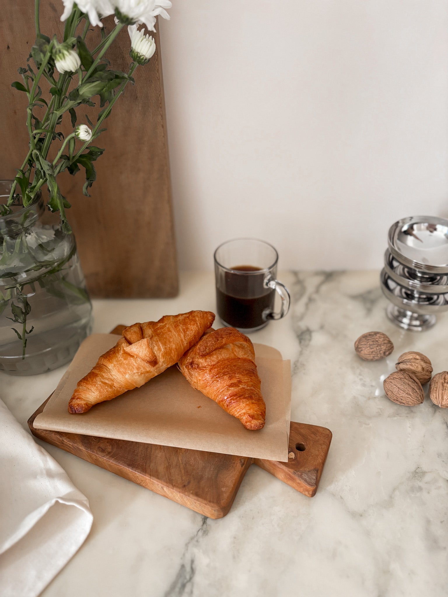 French vintage wooden board 