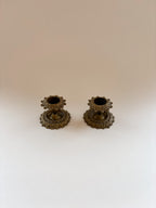 Pair of Vintage Brass Candleholders