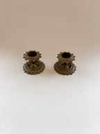 Pair of Vintage Brass Candleholders