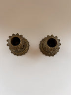 Pair of Vintage Brass Candleholders