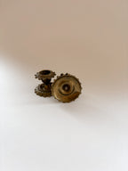 Pair of Vintage Brass Candleholders