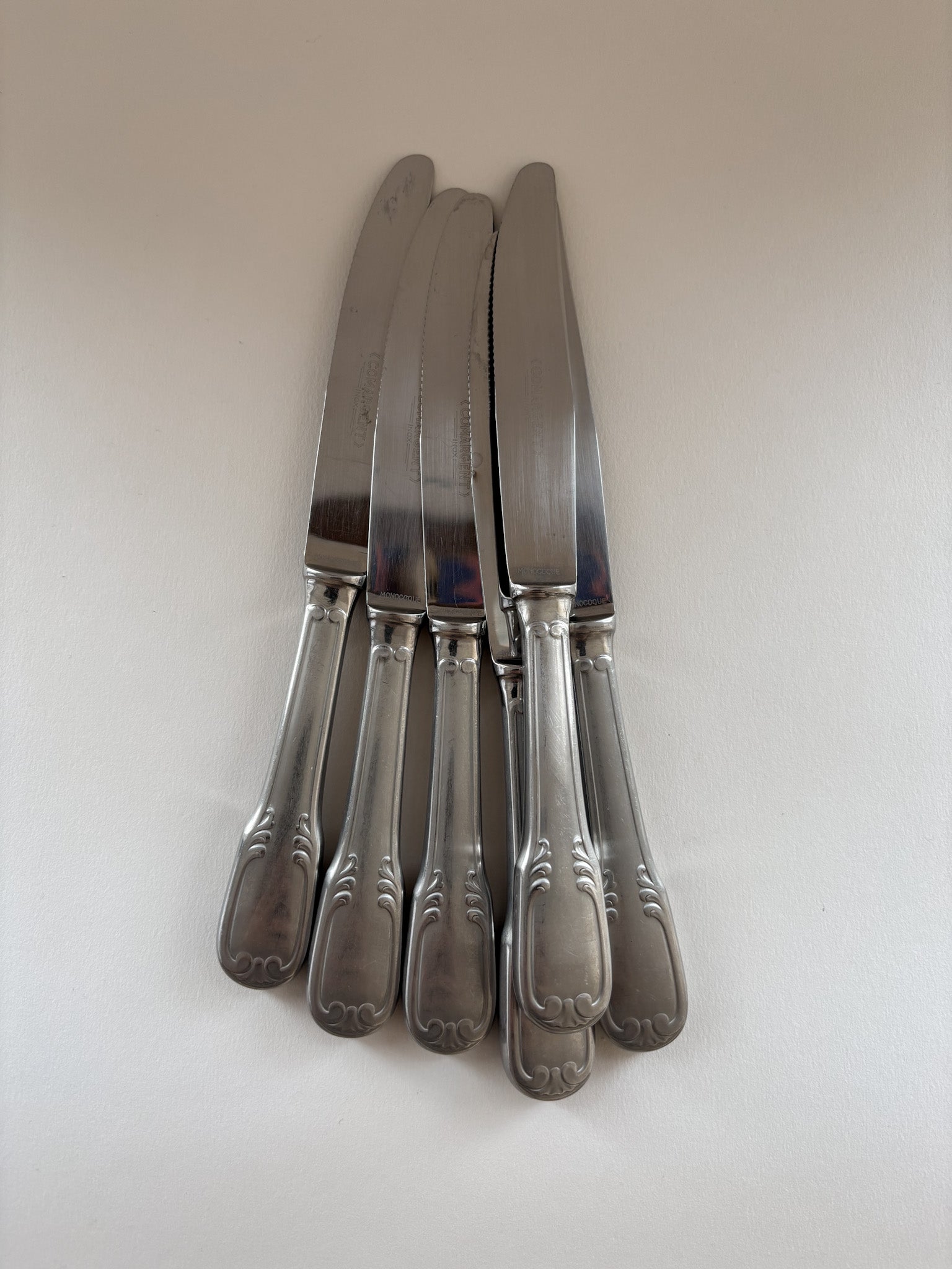 Set of Six Vintage Table Knives