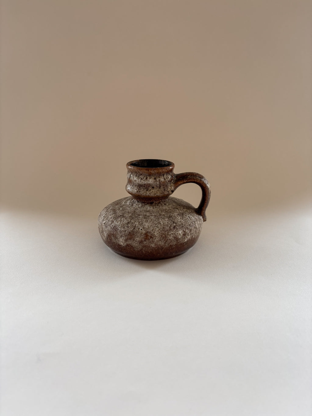 Vintage West German Fat Lava Jug Vase