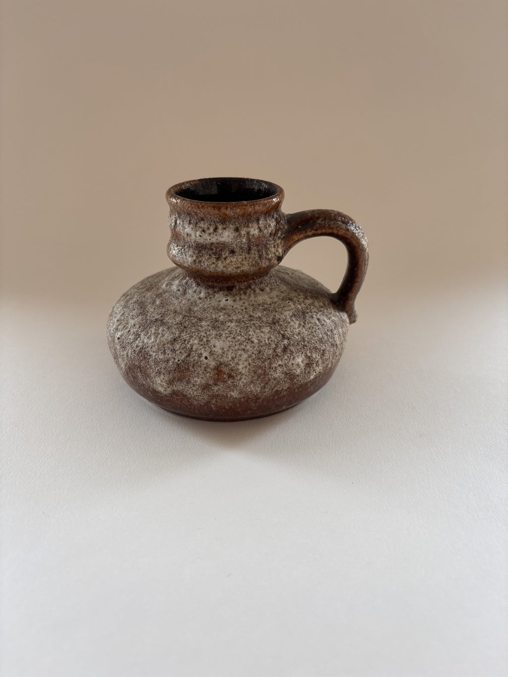 Vintage West German Fat Lava Jug Vase