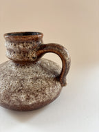 Vintage West German Fat Lava Jug Vase
