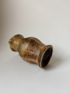 Vintage Stoneware Jug with Brown and Beige Glaze
