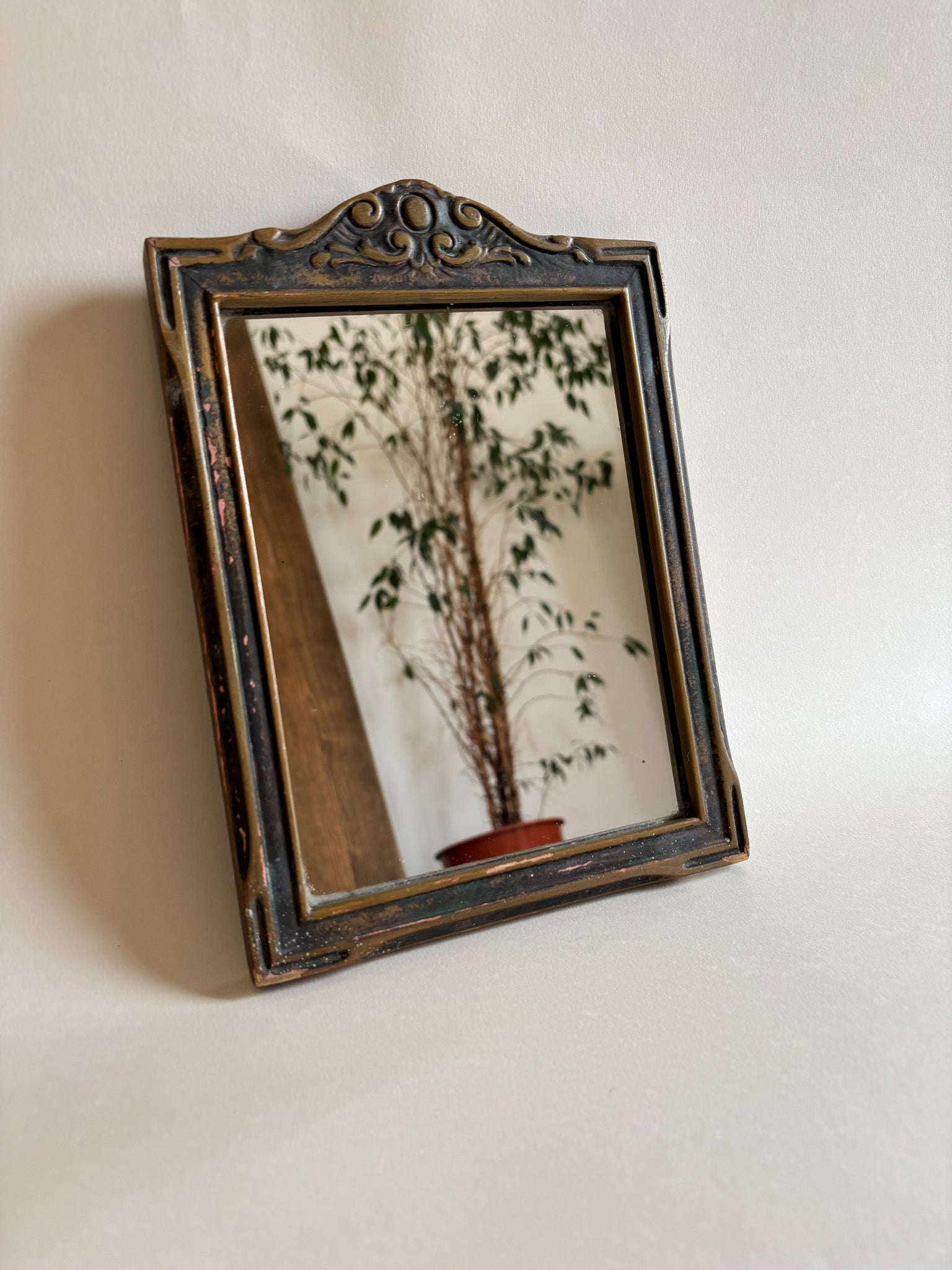 Antique Gilt Wood Mirror