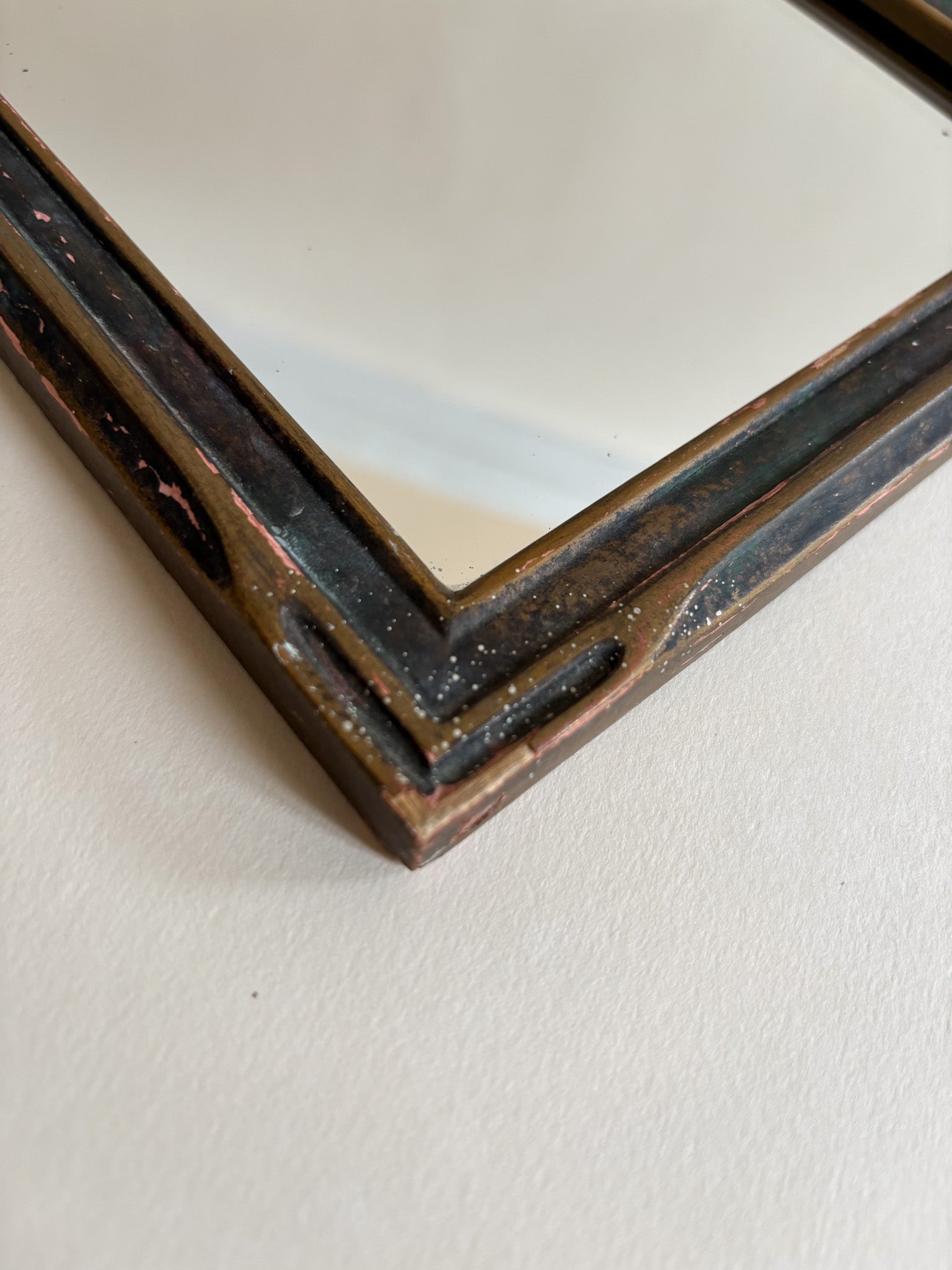 Antique Gilt Wood Mirror