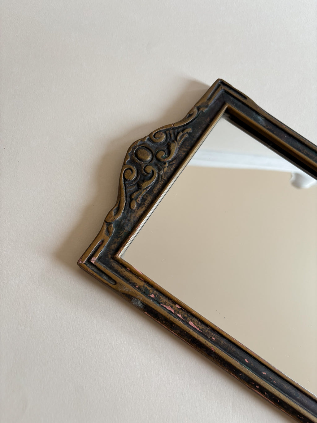 Antique Gilt Wood Mirror