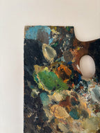 Vintage Wooden Artist’s Palette 2