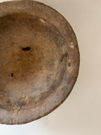 Hand-Carved East African Wooden Bowl