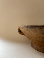 Hand-Carved East African Wooden Bowl