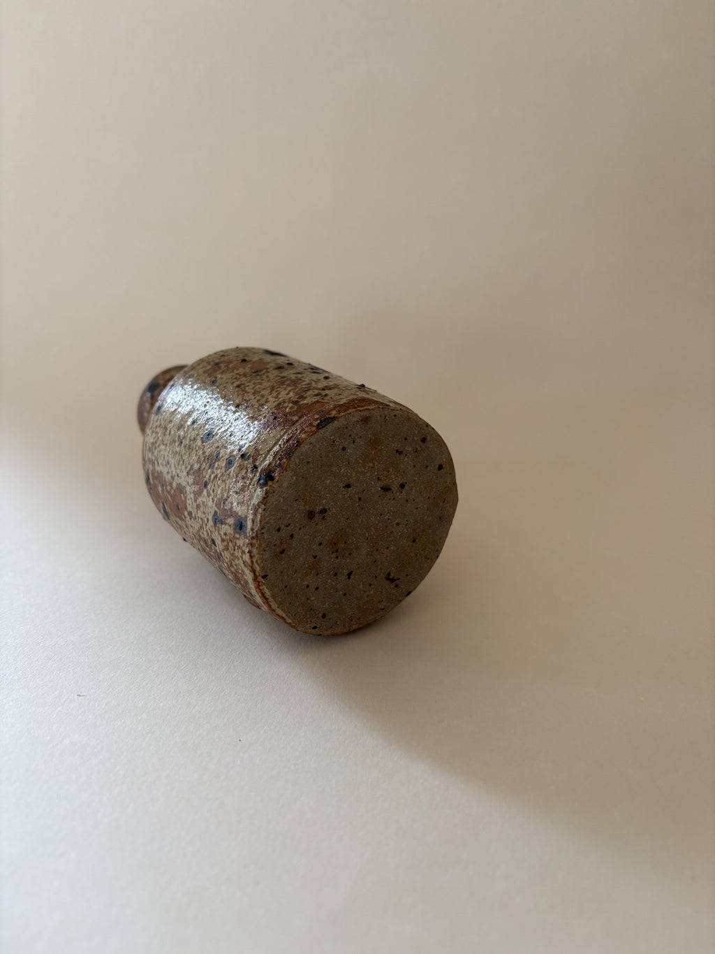 Vintage Stoneware Bottle Vase