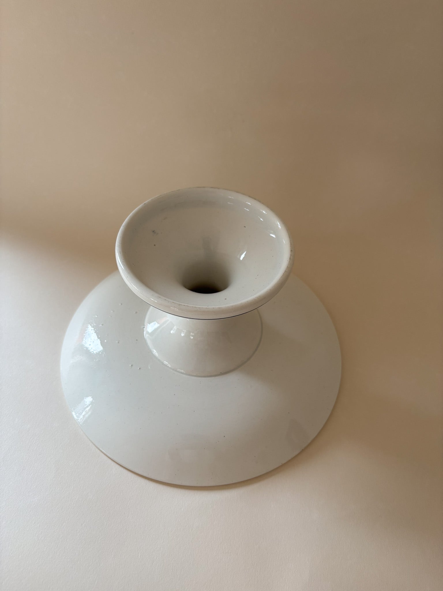 Vintage St Amand Ironstone Pedestal Dish