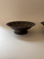 Vintage Indian Brass Footed Bowl