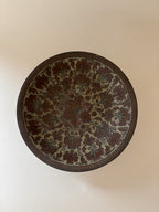 Vintage Indian Brass Footed Bowl