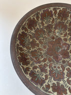 Vintage Indian Brass Footed Bowl
