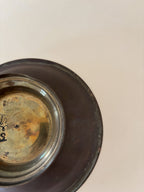Vintage Indian Brass Footed Bowl
