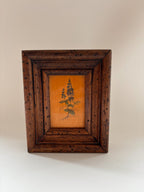 Vintage Botanical Wall Art on Board
