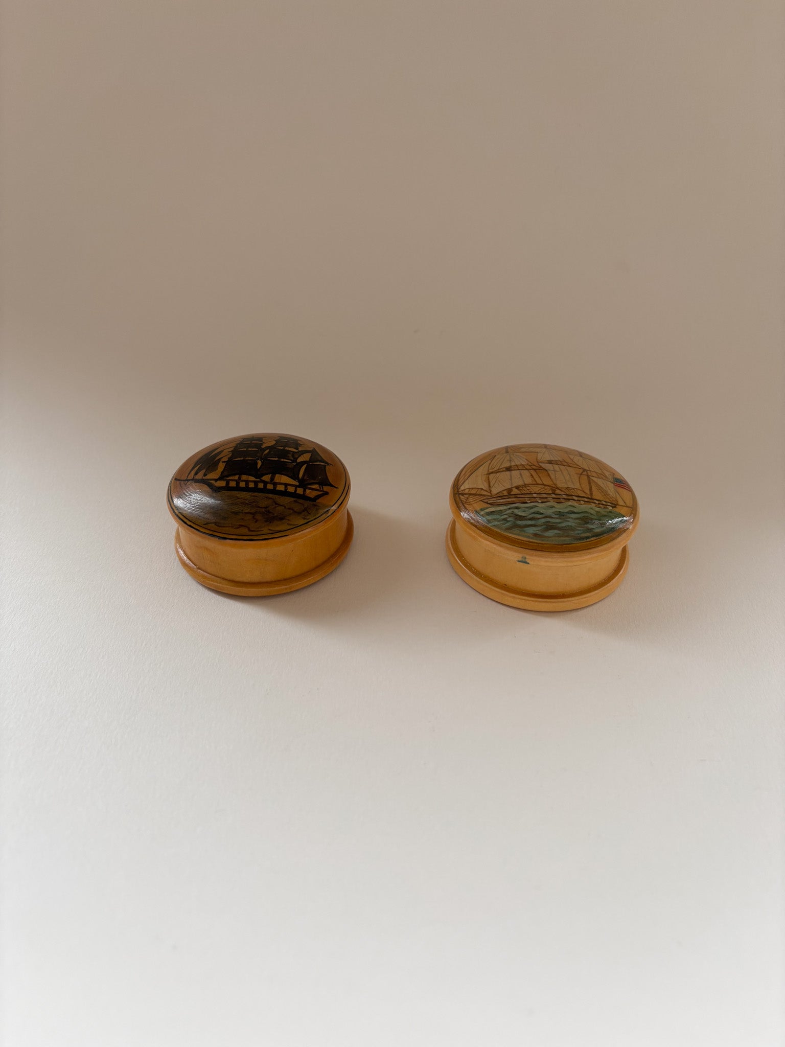Vintage Wooden Trinket Box
