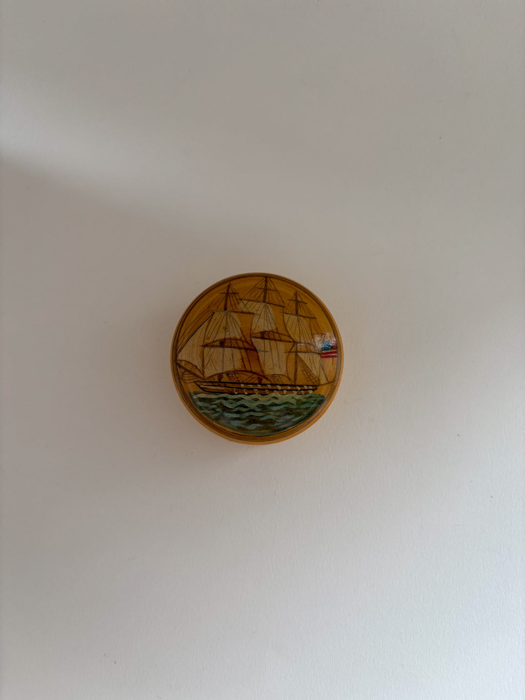 Vintage Wooden Trinket Box