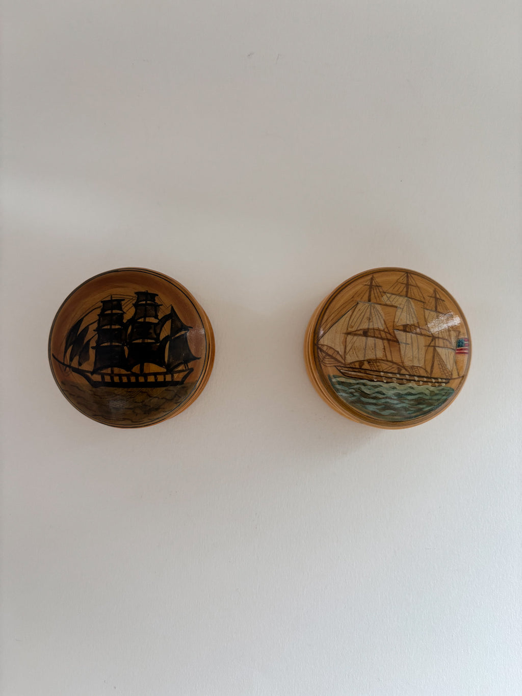 Vintage Wooden Trinket Box