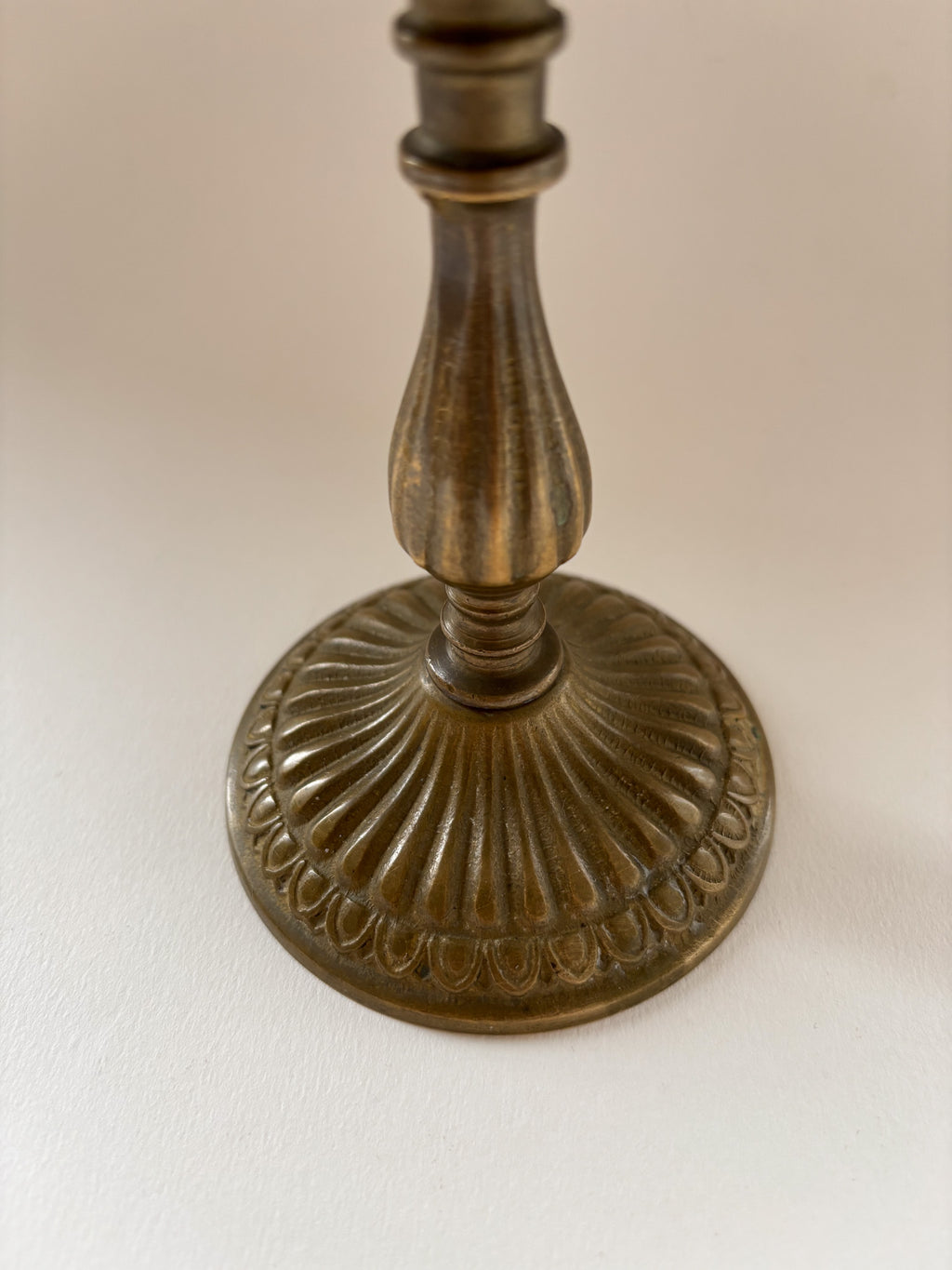 Vintage Pair of Brass Candlesticks
