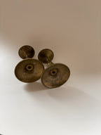 Vintage Pair of Brass Candlesticks