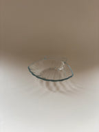 Set of Three Vintage Pyrex Clear Glass Scalloped Shell Dishes