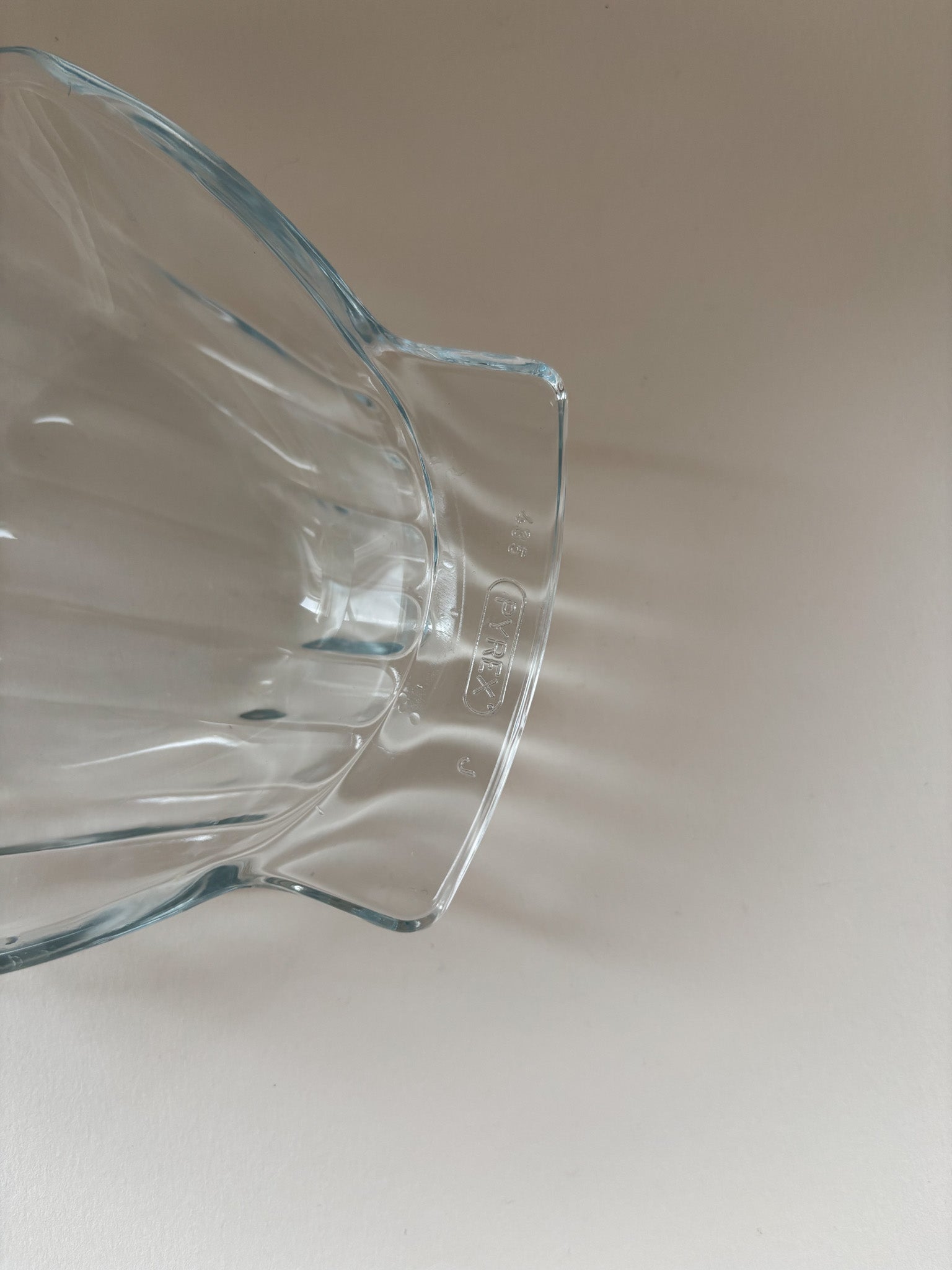 Set of Three Vintage Pyrex Clear Glass Scalloped Shell Dishes