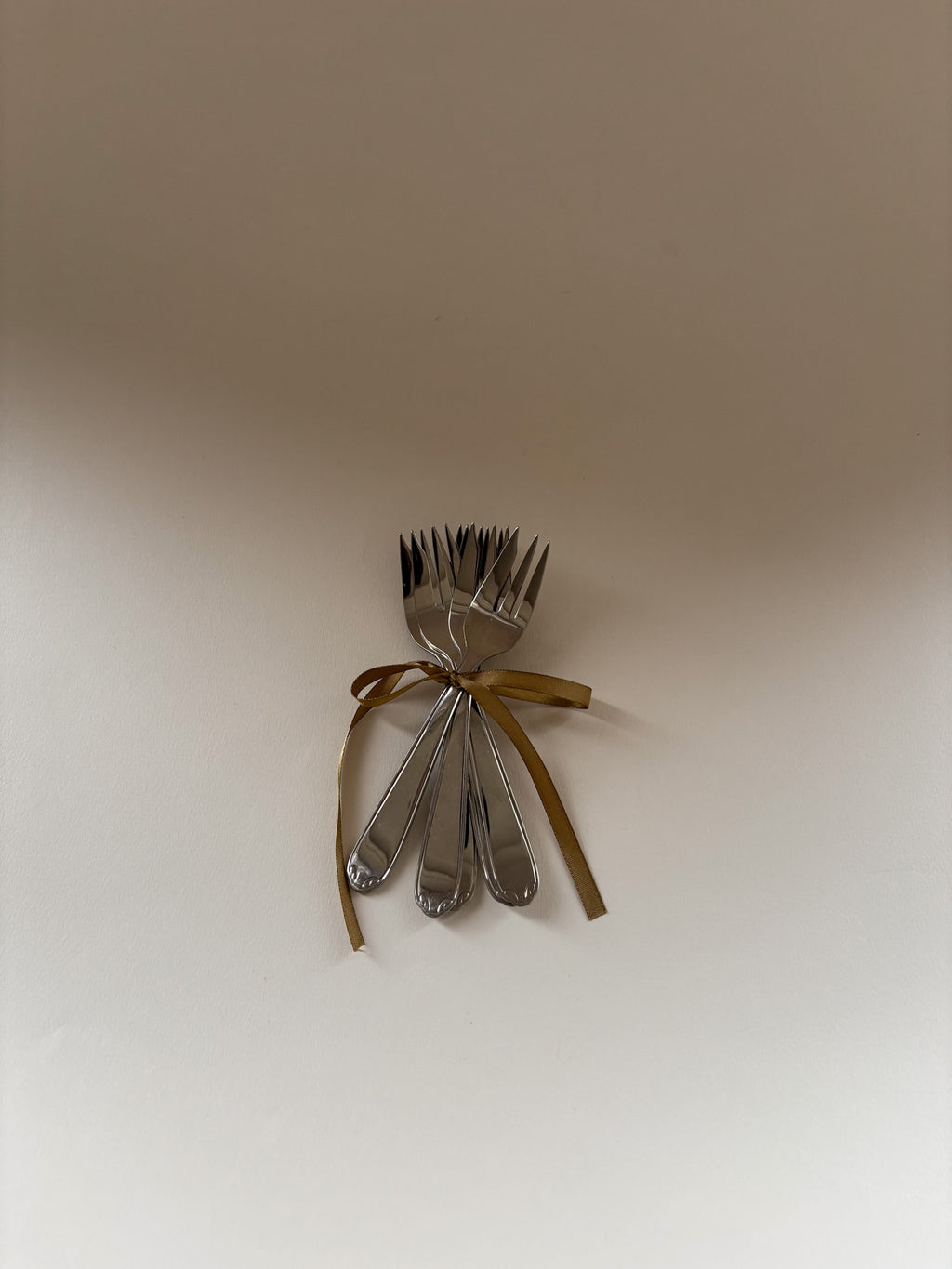 Set of 6 Vintage French Dessert Forks