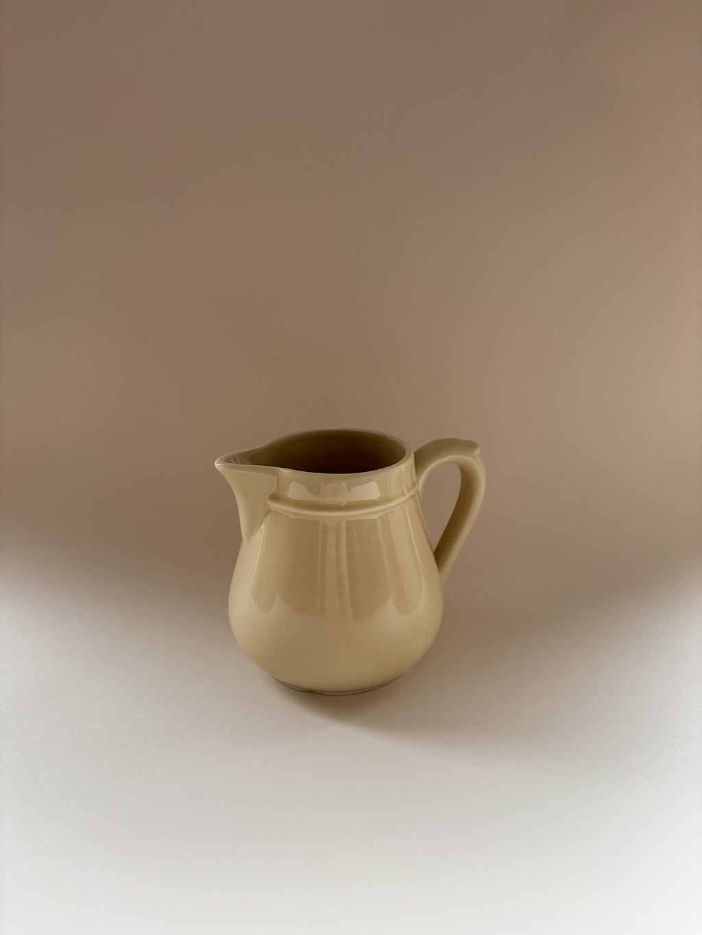Vintage French Stonware Milk Jug