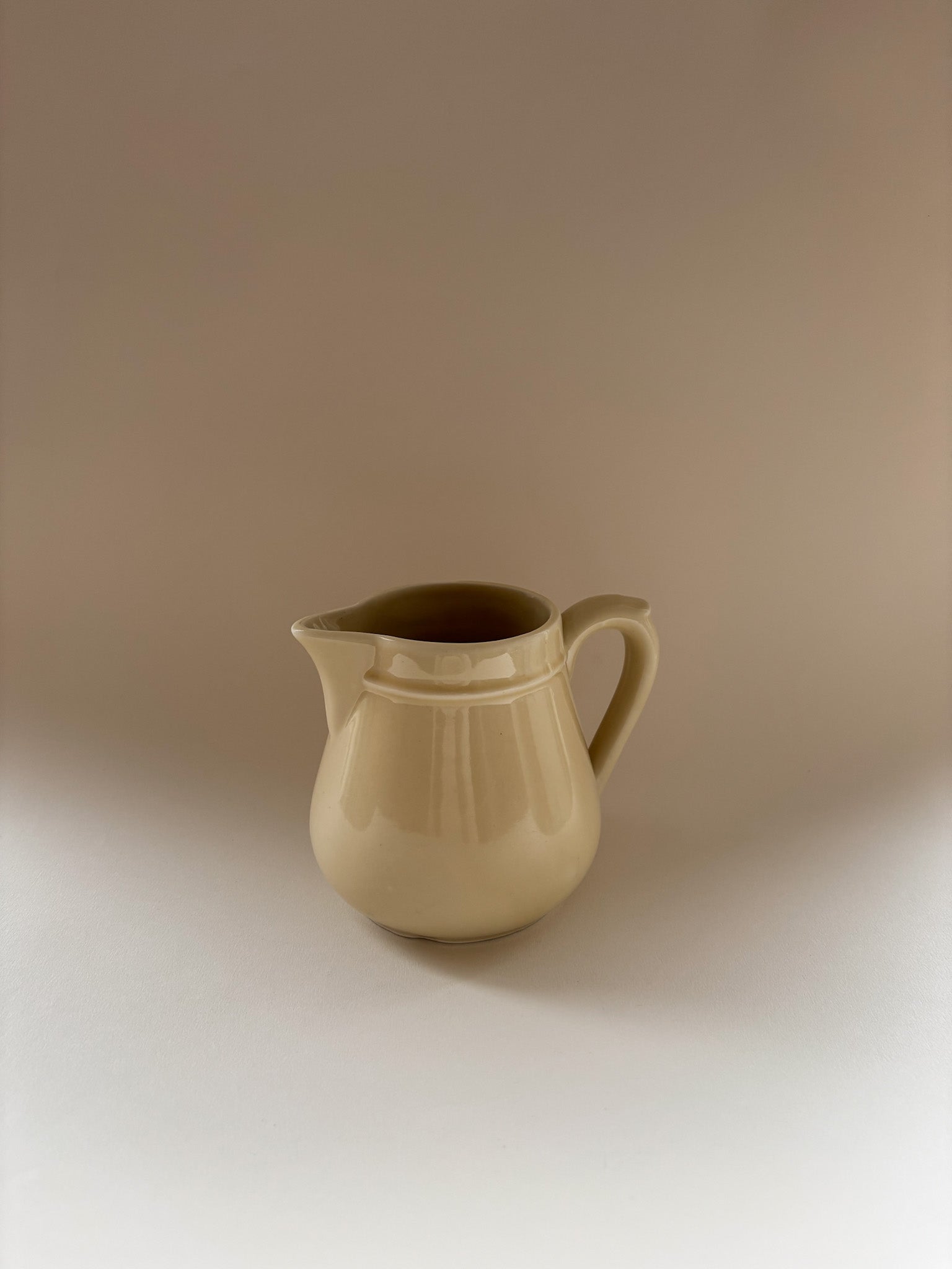 Vintage French Stonware Milk Jug