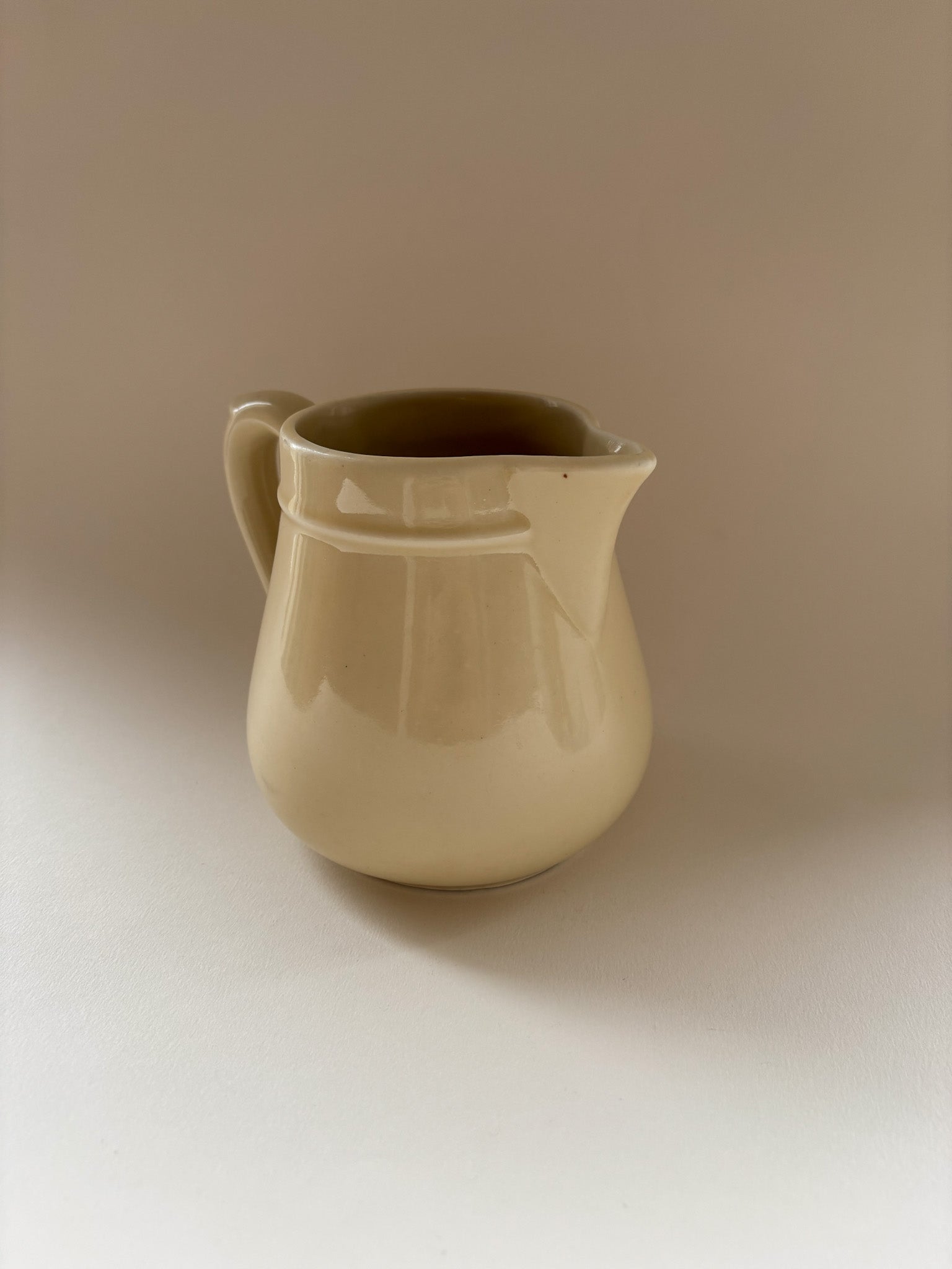 Vintage French Stonware Milk Jug