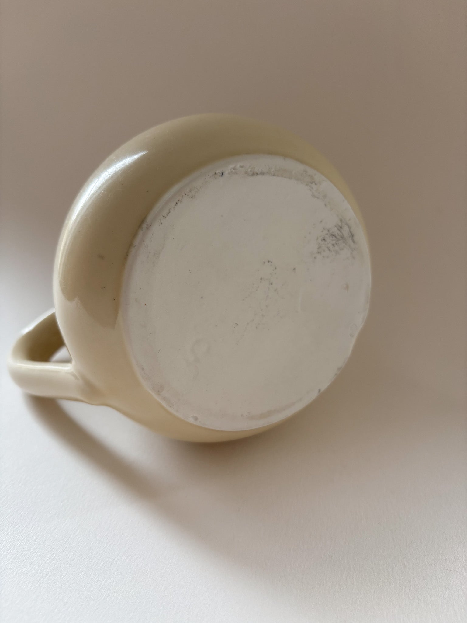 Vintage French Stonware Milk Jug