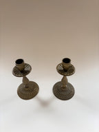 Vintage Pair of Brass Candlesticks