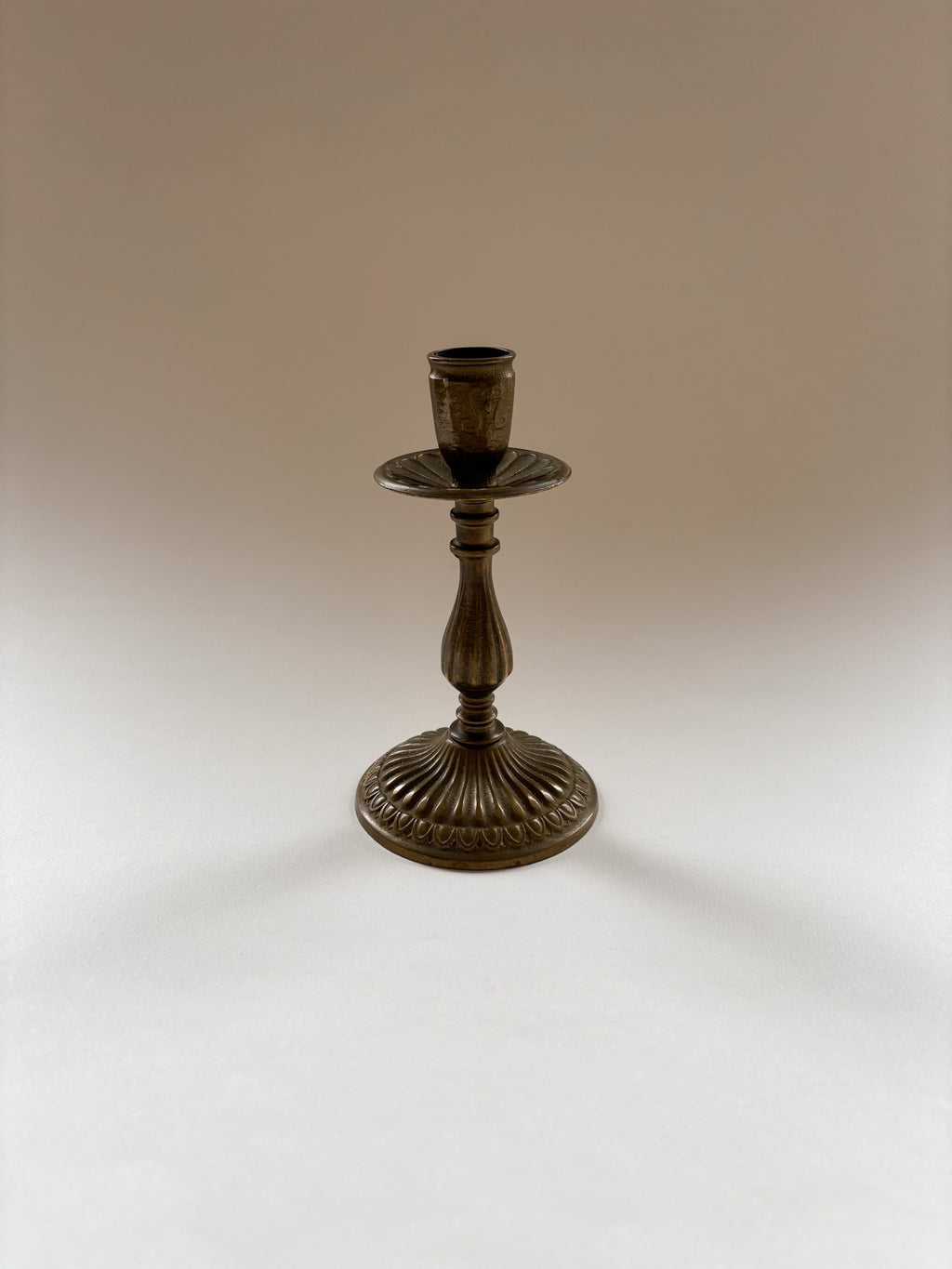Vintage Pair of Brass Candlesticks