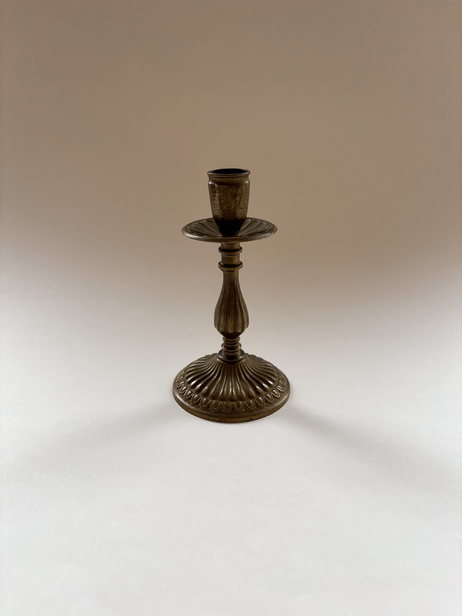 Vintage Pair of Brass Candlesticks