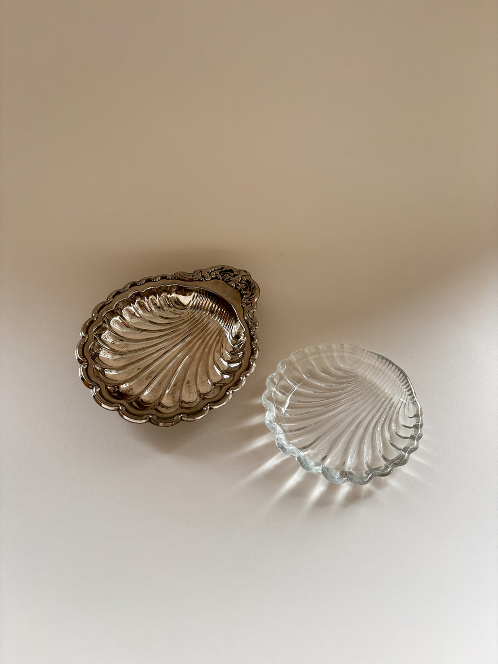 Vintage Silver-Plated Shell Dish