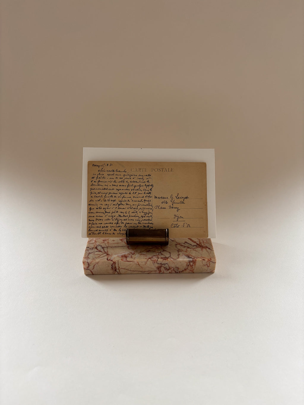 Vintage 1930s Desk Organizer & Paperweight