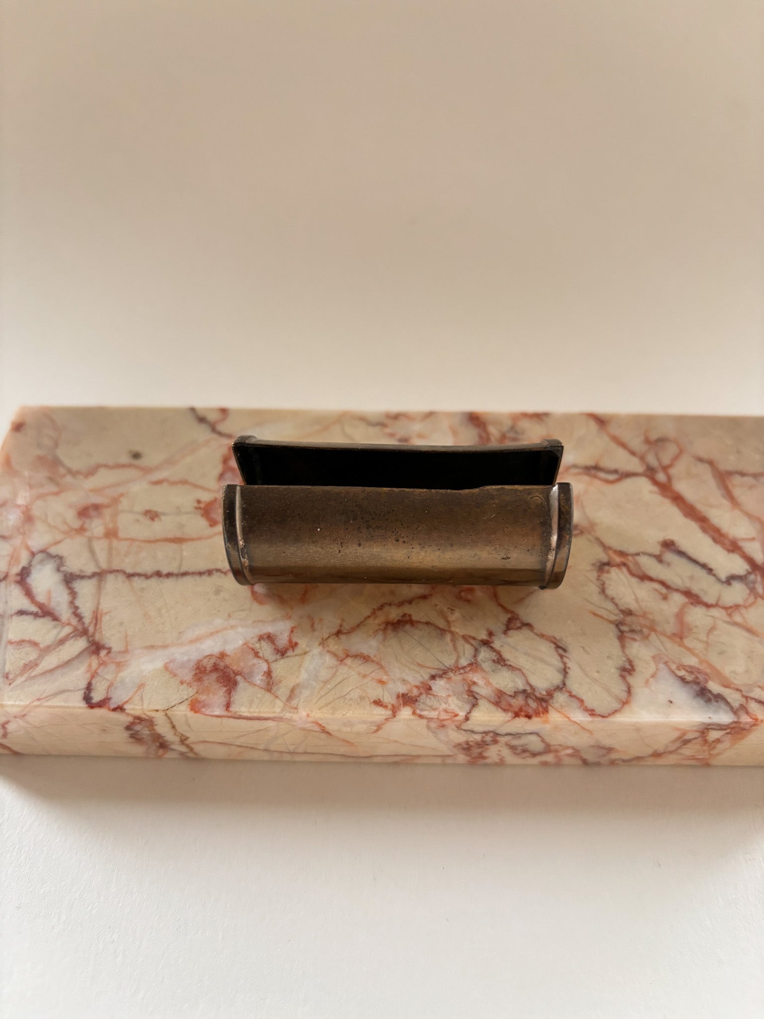 Vintage 1930s Desk Organizer & Paperweight