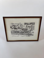 Vintage Luxembourguish Artwork - The Grund