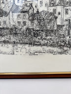 Vintage Luxembourguish Artwork - The Grund