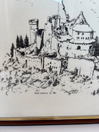 Vintage Luxembourguish Artwork - Vianden