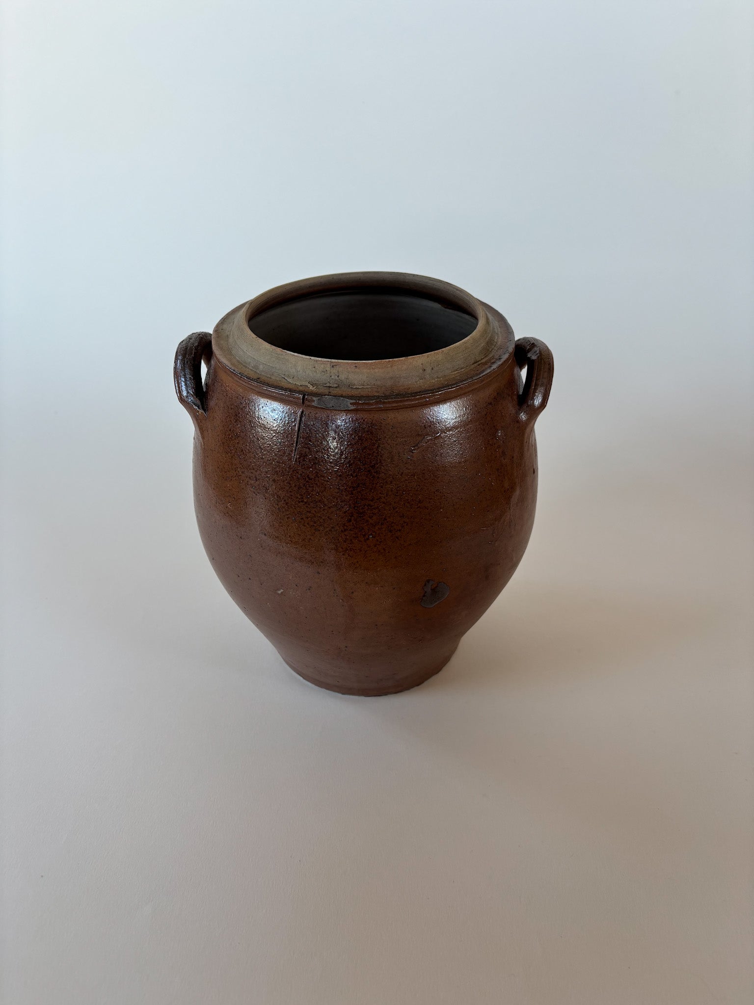 Vintage French Stoneware Pot