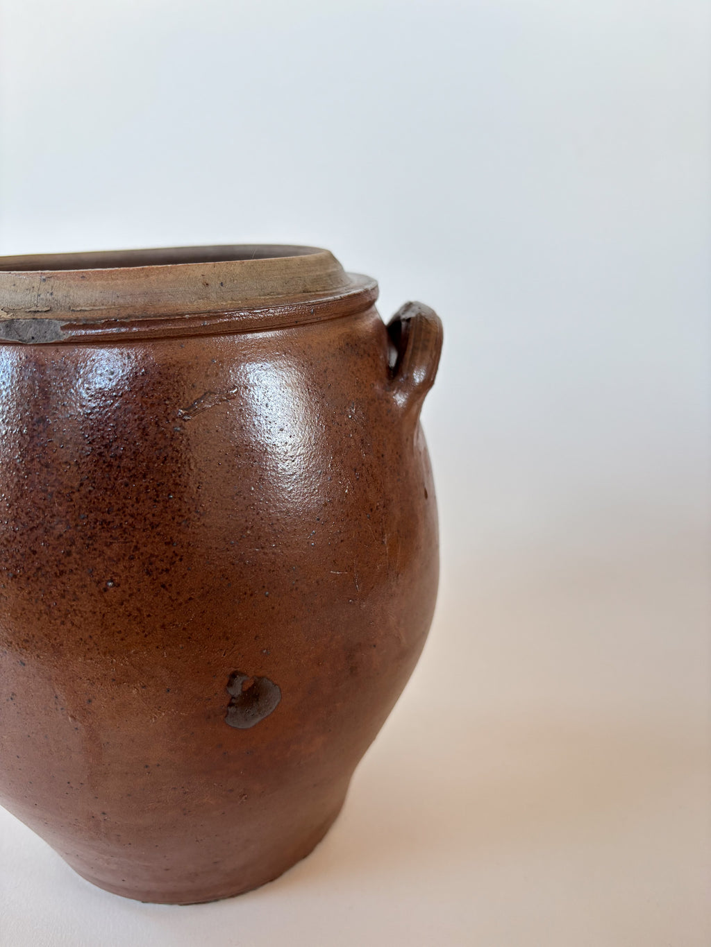 Vintage French Stoneware Pot