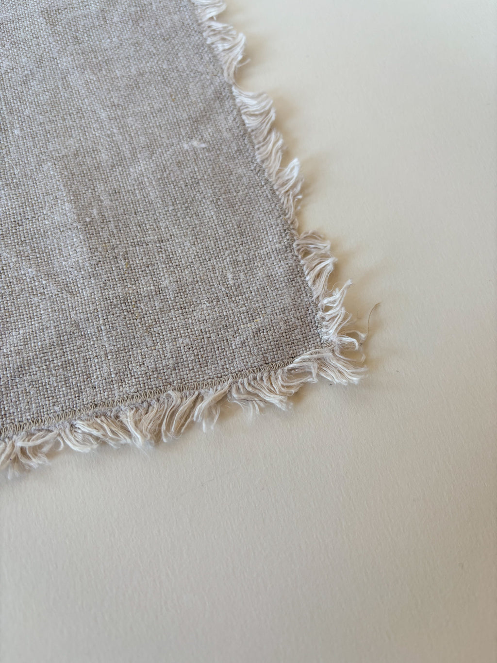 Set of Six Vintage Linen Placemats